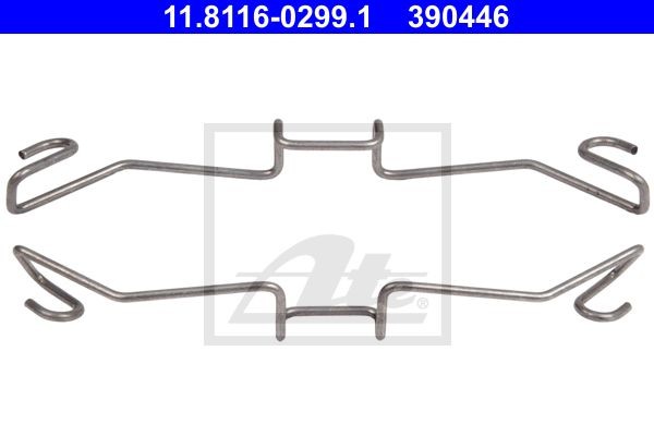 пружина прижимная!\ Audi A4/A8, BMW Z8, VW Golf IV/Passat 3.2/4.0 01-05 11.8116-0299.1 ATE