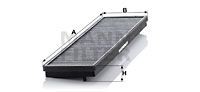 Фильтр салона ATEGO угольный CUK 5877 MANN FILTER