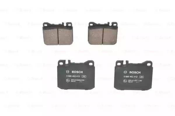 Колодки торм.пер. 0 986 463 412 BOSCH