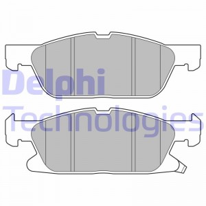 LP1701 колодки дисковые з.\ Opel Vectra, Nissan Primera 02>, Renault Laguna 01> LP1701 DELPHI