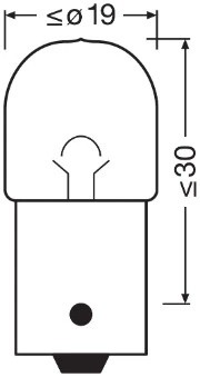 R5W 12V-5W BA15S 5007 OSRAM