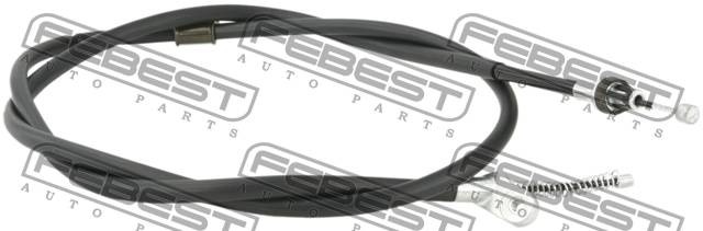 Трос ручника правый NISSAN TIIDA 0299-BCC11XRH 0299-BCC11XRH FEBEST