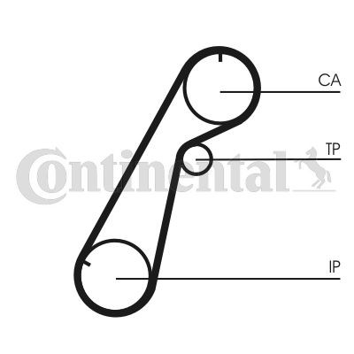 рем.к-кт ГРМ с помпой!\ Ford Focus/Mondeo/Fusion/Fiesta/C-Max/B-Max 1.25-1.6 05> CT881WP2 CONTITECH