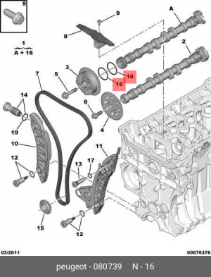 кольцо уплотнительное!\ Citroen, Peugeot 0807 39 CITROEN PEUGEOT