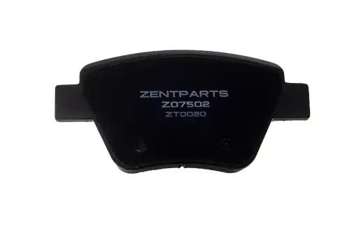 колодки дисковые задние! с антискрип. пл Audi A3, VW Golf, Skoda Superb 1.2-3.2  Z07502 ZENTPARTS