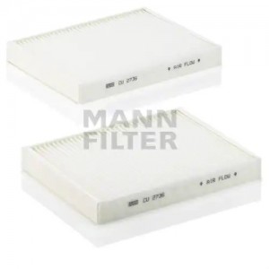 Фильтр салонный CU2736-2 CU 2736-2 MANN FILTER