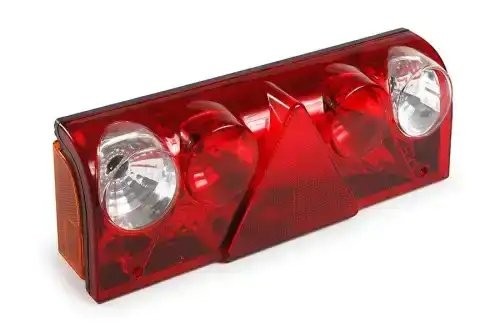 фонарь задний! LH белый, 7-pin + рог LED END с рожком\ UNIVERSAL M711431 MARS