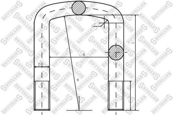 стремянка! 205xM20x2.5x93-П\ Scania 2/3-Series 84-64231-SX STELLOX