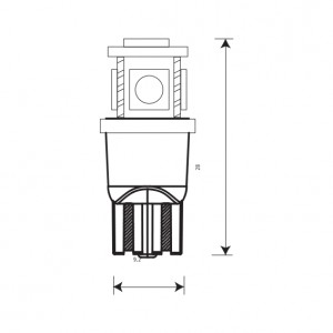 Лампа светодиодная сигнальная W5W W2.1x9.5d White 12V цена за комплект 12T10-W\5SMD\2BL MAYAK