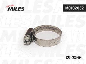 Хомут червячный 20-32/9 мм. (нержавеющая сталь) MC102032 MC102032 MILES