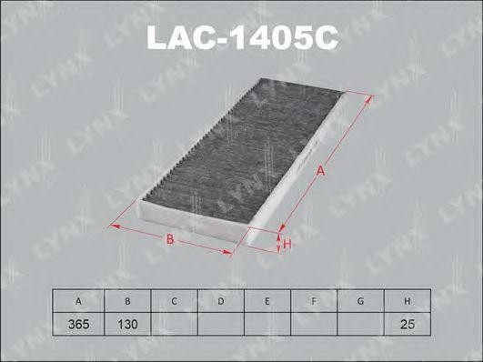 Фильтр салонный угольный LAC-1405C LYNXAUTO