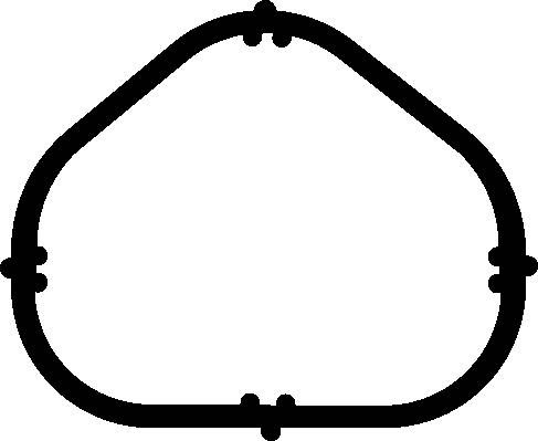 прокладка коллектора впускного! (x4)\ Peugeot 206, Renault Clio/Kangoo 1.0/1.2 D 522.230 ELRING