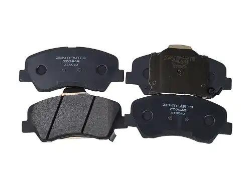 колодки дисковые задние! Hyundai Solaris 10>/Sonata V 05>, KIA Soul 09> Z07645 ZENTPARTS