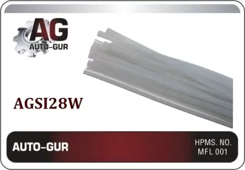 РЕЗИНКА ЩЕТКИ СТЕКЛООЧИСТИТЕЛЯ 710MM 28' СИЛИКОН+200% AGSI28W AGSI28W AUTO GUR