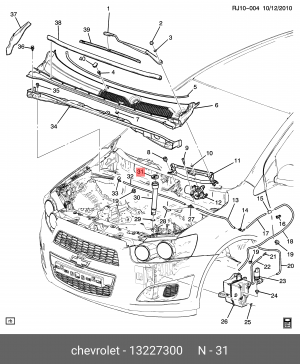 SAAB 9-5 (1997>) 13227300 GENERAL MOTORS
