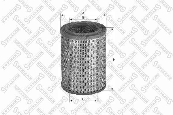 фильтр воздушный !483.5-281/150\DAF 85CF 81-21041-SX STELLOX