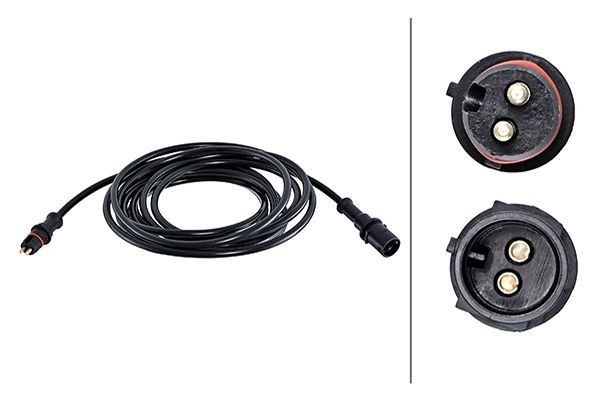 Кабель удлинитель датчика АБС (L= 3,8 м) 1505060 6PU230048371 HELLA