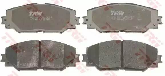 Колодки тормозные TOYOTA Auris (06-12) (Япония),Corolla (07-13) передние (4шт.)  GDB3425 TRW