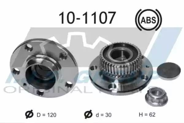 к-кт подшипника ступицы! задней в сборе со ступицей\ Audi A3 96>, VW Golf/Bora 9 101107 IJS GROUP