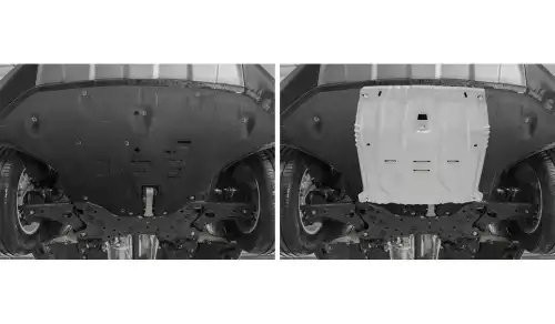 Защита картера и КПП HYUNDAI Santa Fe (18-),Tucson (15) KIA Sportage (16-) алюм. 333.2375.1 RIVAL