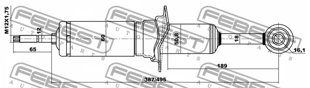 FORD RANGER (2012>) 21110-001F FEBEST