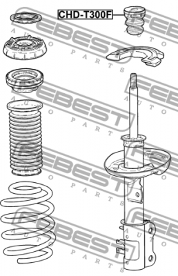 Отбойник переднего амортизатора CHEVROLET AVEO 2009-2017 CHD-T300F CHD-T300F FEBEST