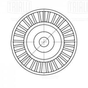 Ролик привод. ремня Land Rover Freelander II (06-) 2.2d (опор.) (CM 5128) CM 5128 TRIALLI