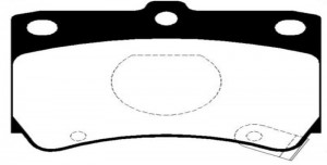 колодки дисковые передние!\ Mazda 121 1.3 90-96/323 1.3-1.8/1.7D 89-98 CKKK-2 CTR