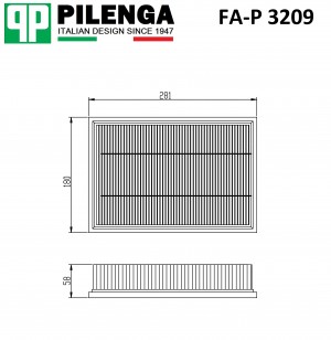 Фильтр воздушный TRANSIT FA-P3209 FA-P3209 PILENGA