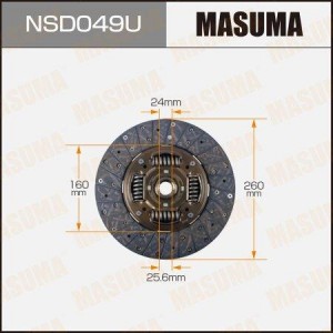 диск сцепления!\ Ssangyong Rexton 2.7XDi 04> NSD049U MASUMA