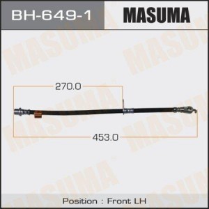 Шланг тормозной TOYOTA Land Cruiser передний правый MASUMA BH-649-1 MASUMA