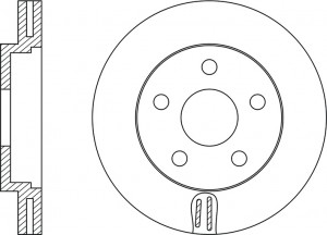 Диск тормозной NISSAN X-TRAIL (T30)/MAXIMA QX (A33)/PRIMERA (P12) передний RN118 RN1180 NIBK
