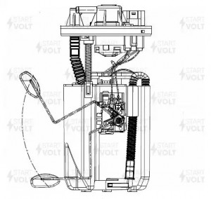 Модуль топливного насоса для а/м KIA Soul 08- 1.6i SFM2712 SFM2712 START VOLT