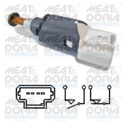 Выключатель RENAULT Megane 2 (АКПП) стоп-сигнала MEAT&DORIA 35083 MEAT DORIA