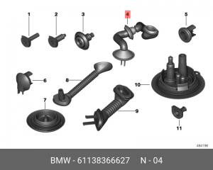 Втулка BMW 5 (98-05) OE 61 13 8 366 627 BMW