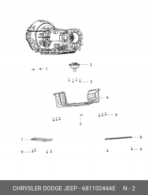 68110244AE Опора двигателя / АКПП 68110 244AE CHRYSLER
