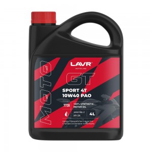 Моторное масло GT SPORT 4T, 4 л Ln7728 LN7728 LAVR