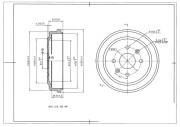 Барабан тормозной (200x40,5) BR2507S AVANTECH