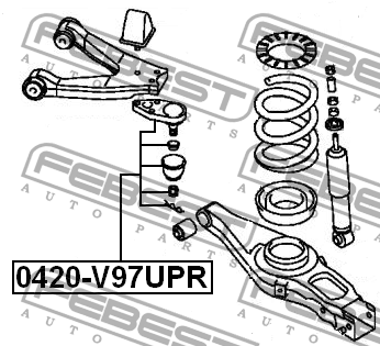 Опора шаровая 0420-V97UPR 0420-V97UPR FEBEST