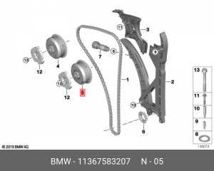 фазорегулятор распредвала впускных клапанов!\ BMW N51/N52/N53/N54 All 11 36 7 583 207 BMW