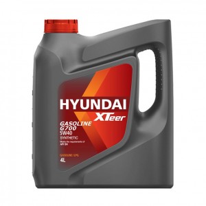 Масло моторное XTEER Gasoline G700 5W40 синт.4л 1041136 HYUNDAI XTEER