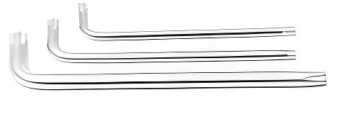 Ключ Г-образный TS25 5-лучевой с отверстием ROCKFORCE RF76F25 ROCK FORCE