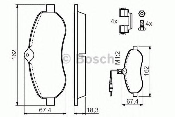 CITROEN JUMPY (2007>)/ PEUGEOT EXPERT (2007>) 0 986 494 163 BOSCH