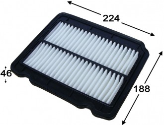 Фильтр воздушный CHEVROLET AVEO T200/300, RAVON NEXIA R3 A12437 A12437 AZUMI