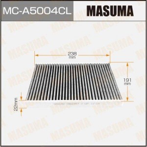 фильтр салона! угольный 237x190x23\ Ford Fiesta 1.25-1.6i/LPG/TDCi 08> MC-A5004CL MASUMA