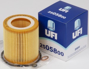 Фильтр масляный BMW 3 E90/F30, 5 E60/F10, X5 E70/F15 2.3-4.0i 25.058.00 2505800 UFI