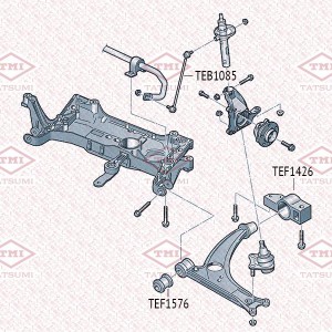 Сайлентблок переднего рычага задний VW Passat 05- TEF1426 TEF1426 TATSUMI