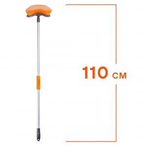 щетка для мытья! с мягкой распушенной щетиной ''Волна'' 110x22см\ ABHN009 AIRLINE