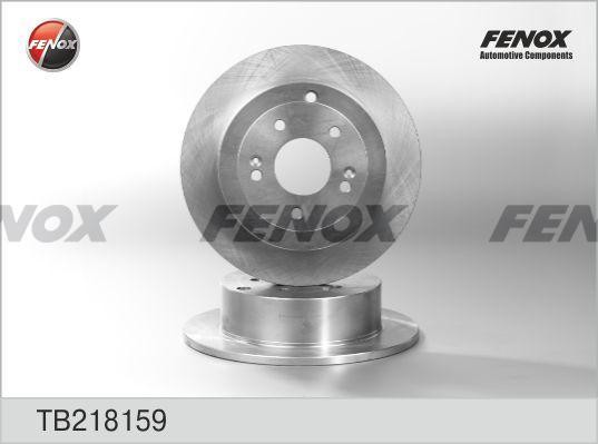 TB218159 диск тормозной задний!\ Hyundai Santa Fe 2.7i/2.2CRDi 05> TB218159 FENOX