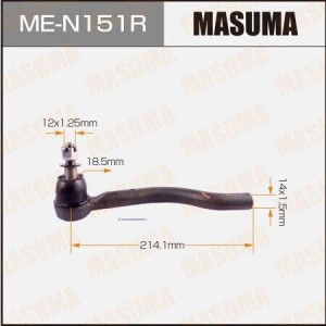 наконечник рулевой правый!\ Nissan Teana/Altima/Maxima 08> ME-N151R MASUMA